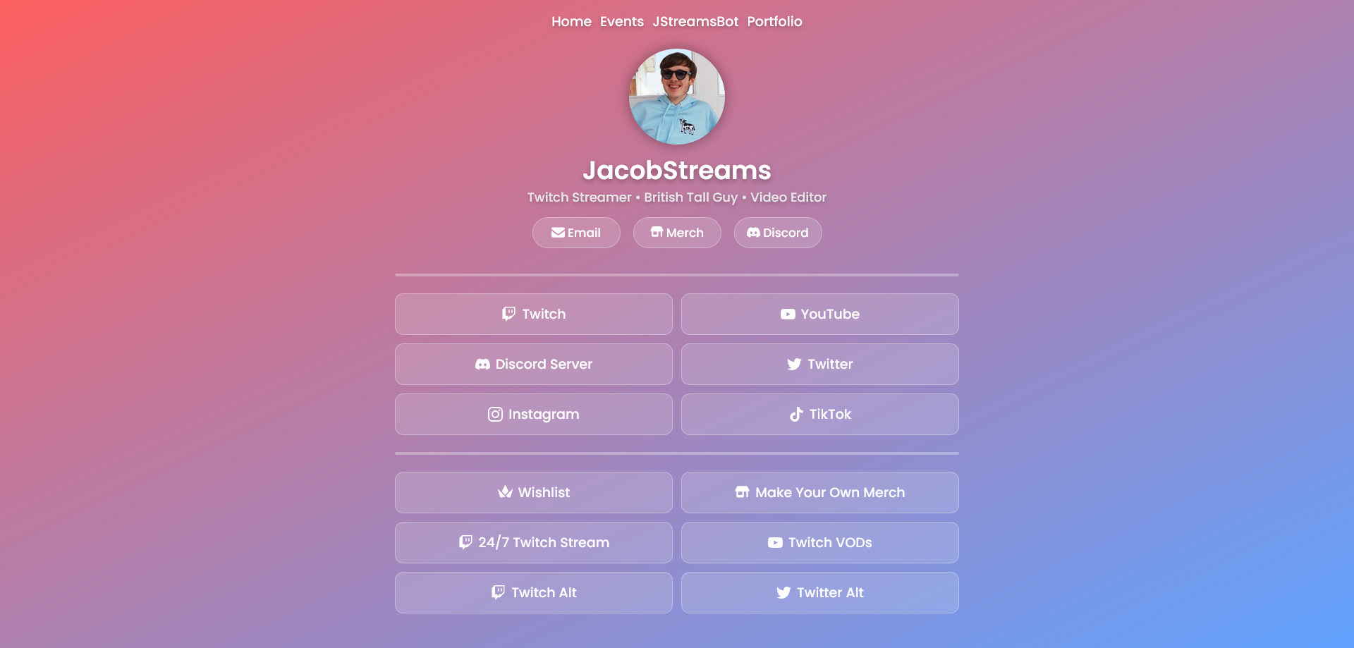 jacobstreams.com's Banner